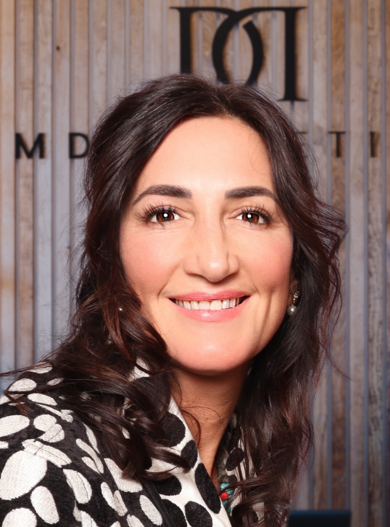 Judy, a team member at MD Esthetics Pittsfield, MA, smiling and showcasing her expertise in aesthetics and patient care.